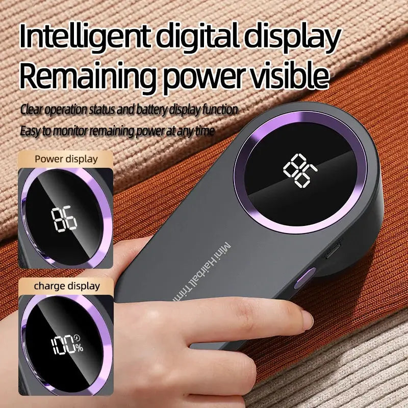 Portable Hair Ball Trimmer Home Clothes Shaving Machine Pill Removal Tool Shaver Lint Remover For Sweater USB Rechargeable - ALPENZO