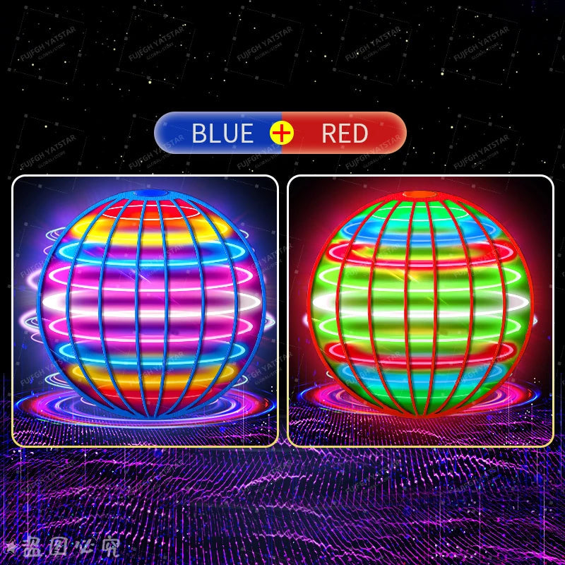 Magic Flying Ball Pro Mini Lighting With LED Lights Remote Control Hand Controlled Boomerang Spinner Toys for Adults Kids Gifts ALPENZO