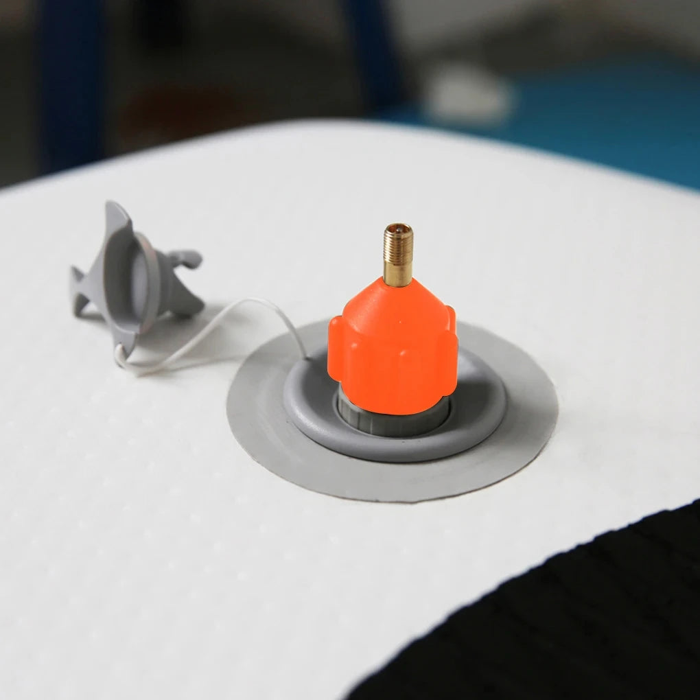 Air Valve Adaptor Dustproof Wear-resistant Rowing Boat Air Valve Adaptor Nylon Kayak Inflatable Pump Adapter for SUP Board Boat