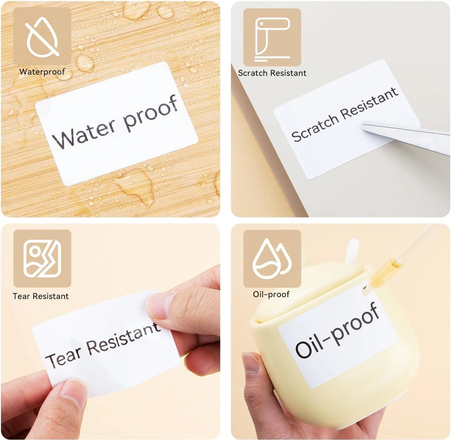 NiiMBOT B21 B1 B3S Round Label Printing Sticker Self-adhesive Thermal Waterproof Digital Number Cake Sealing Sticker Paper ALPENZO