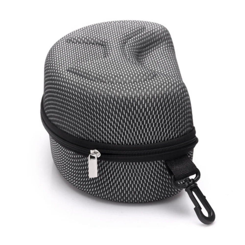 Portable Eva Ski Goggle Glasses Protector Case Snowboard Skiing Goggles Carrying Case Zipper Hard Box Holder(Without Goggles)