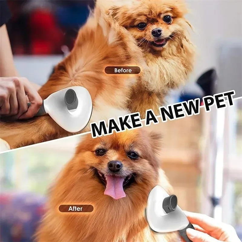 Pet Dog Brush Cat Comb Self Cleaning Pet Hair Remover Brush For Dogs Cats Grooming Tools Pets Dematting Comb Dogs Accessories - ALPENZO