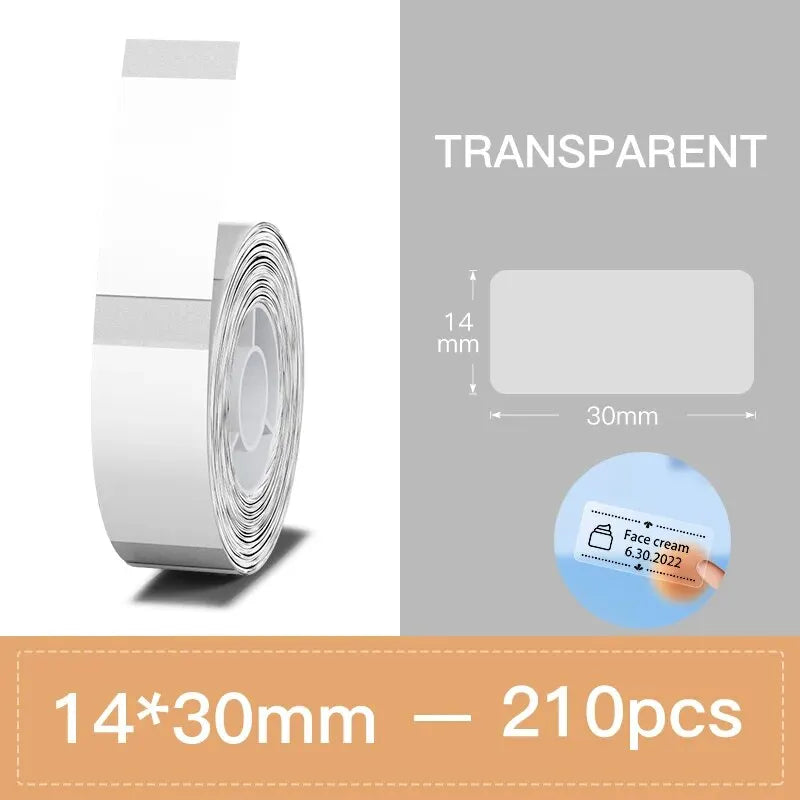Niimbot D11 D110 D101 Mini Thermal Label Printer Paper Waterproof Anti-Oil Printing Label No Glue Scratch-Resistant Tape Sticker ALPENZO