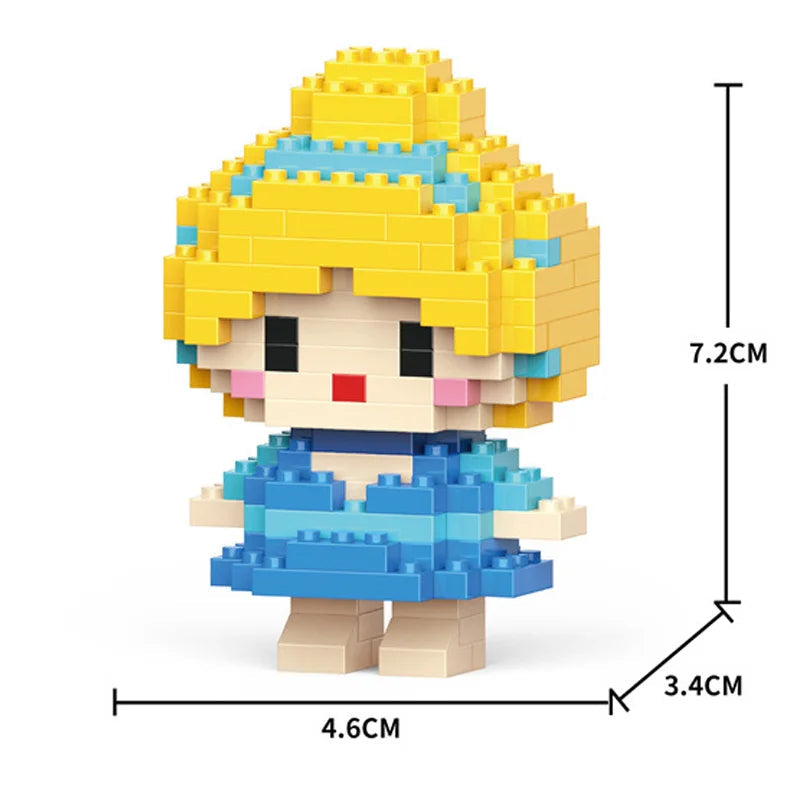 Stitch LinaBell StellaLou Building Blocks Cartoon Character Assembled Model building block Dolls Toys Children Gifts ALPENZO