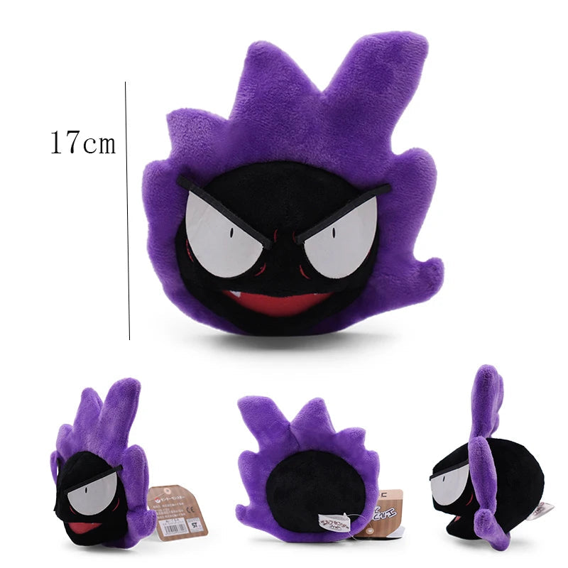 Gastly Plush Pokemon Haunter Stuffed Toy Stuffed Anime Decor Soft Doll Cartoon Sofa Pillow Christmas Gift for Kid ALPENZO