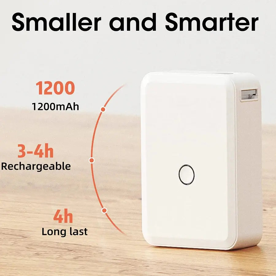 Niimbot D110 Mini Portable Thermal Printer Without Ink Self-Adhesive Label Maker Printer For Stickers Labeller Labeling Machine - ALPENZO