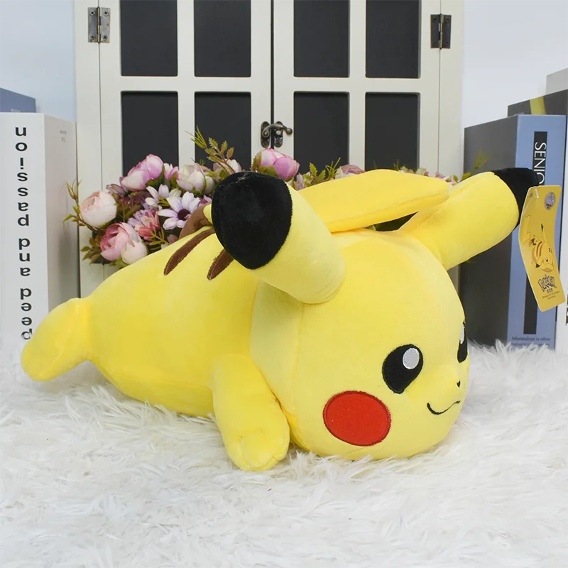 Pokemon Pikachu Stuffed Toys Anime Cartoon & Cute Plush Dolls Throw Pillow Birthday Gift For Kids Friends Boys Home Decoration ALPENZO