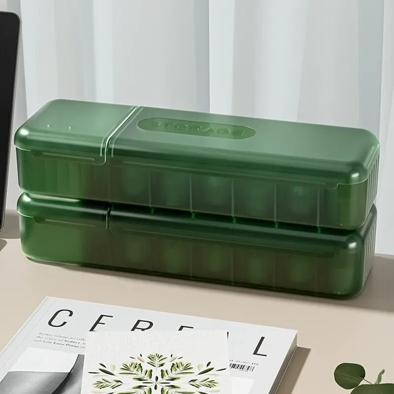 With 7 Compartments Organizer Charger Cord Storage Box Data Cable Storage Case Reusable Cable Storage Box For Home Travel New ALPENZO