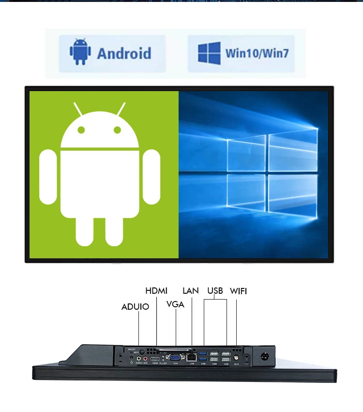 TouchWo 32 43 55 65" Interactive Whiteboard Touchscreen Monitor,All-in-One Touch Computer Smart Board For Office Classroom - ALPENZO