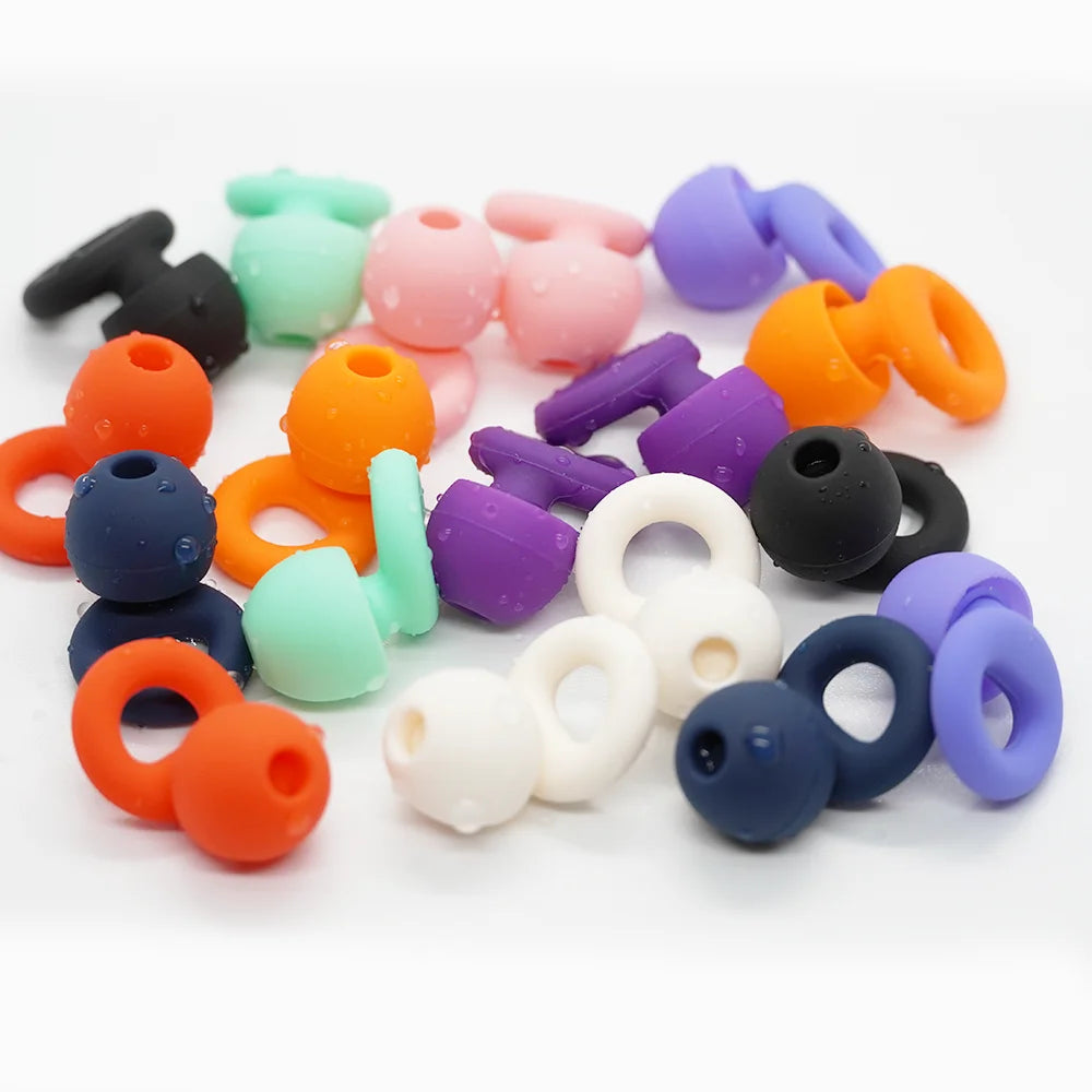 HUAK Quiet Ear Plugs for Sleep,Swim, Work– Super Soft, Reusable Hearing Protection for Noise Reduction 8 Ear Tips in XS/S/M/L