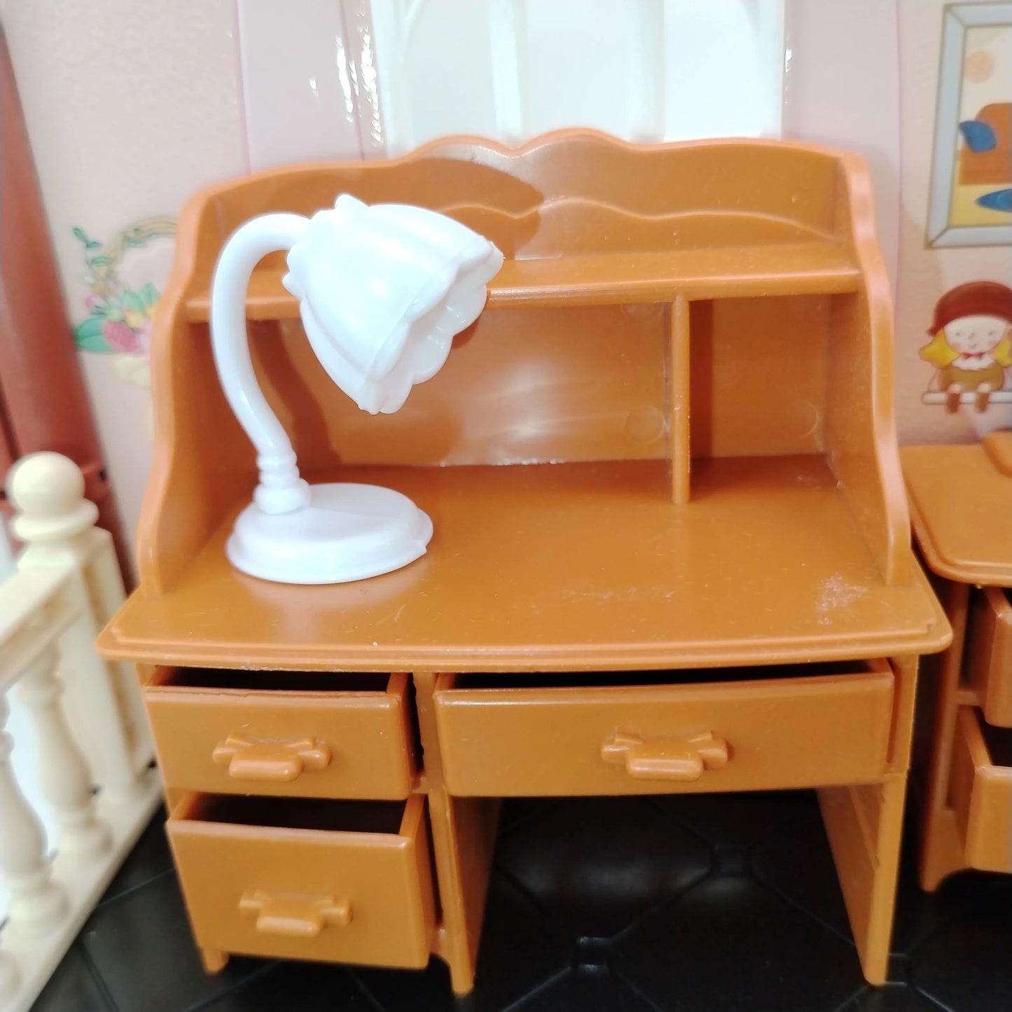 miniature items dollhouse furniture accessories living room bedroom supermarket shopping games family interaction doll kids toys ALPENZO