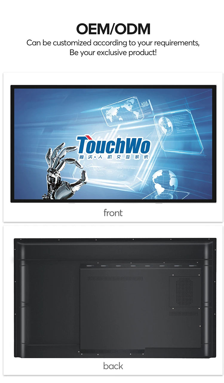 TouchWo 32 43 55 65" Interactive Whiteboard Touchscreen Monitor,All-in-One Touch Computer Smart Board For Office Classroom - ALPENZO