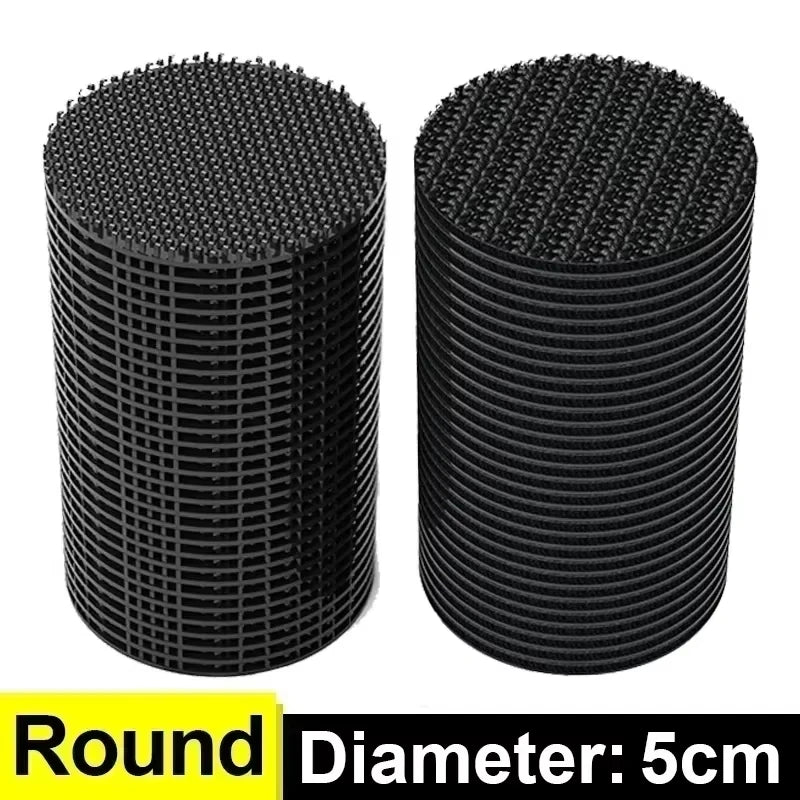 100pcs Self Adhesive Fastener Tape Extra Strong Carpet Fixing Sticker Double Side Hook-and-loop Fastener Auto Adhesive tape Fixe - ALPENZO