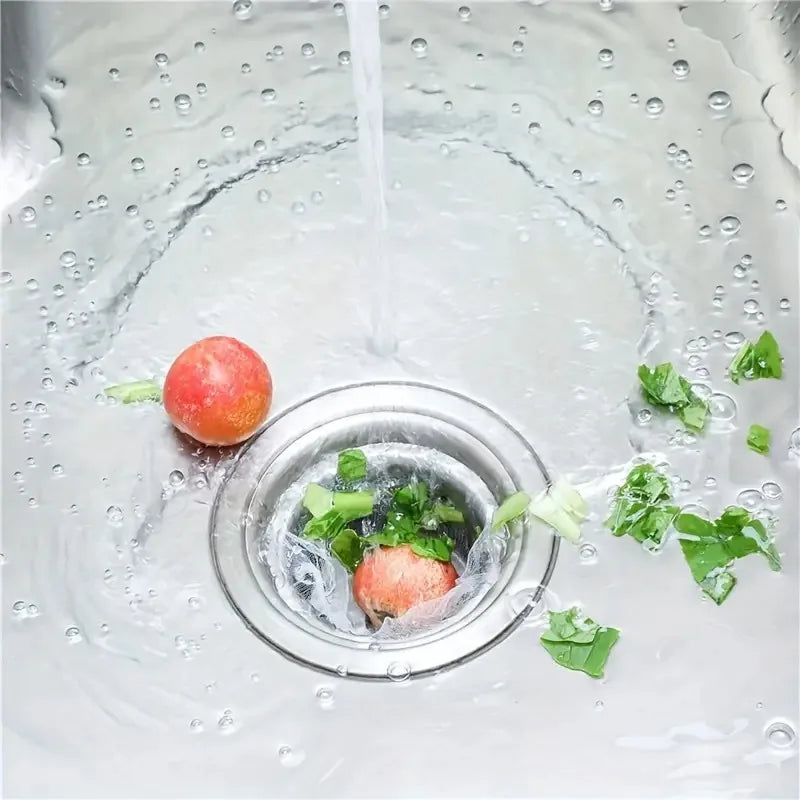 Kitchen Sink Filter Mesh Bags Strainer Anti Blocking Drain Hole Cleaning Net Garbage Bag Meal Residue Pool Mesh Bag for Drainage - ALPENZO