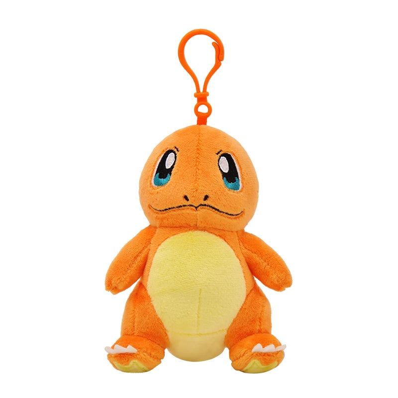 Clearance_Original Pokemon Plush Keychain Cartoon Toys Pikachu Charmander Psyduck Squirtle Snorlax Wobbuffet Doll Kids Kawai Toy ALPENZO