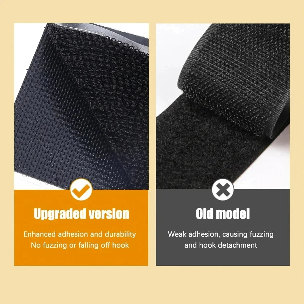 100pcs Self Adhesive Fastener Tape Extra Strong Carpet Fixing Sticker Double Side Hook-and-loop Fastener Auto Adhesive tape Fixe - ALPENZO