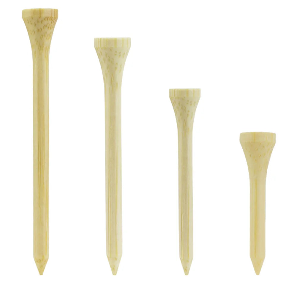 100Pcs/Bag Golf Tees Bamboo Golf Balls Holder 4 Sizes Available Drop Ship 42mm 54mm 70mm 83mm 