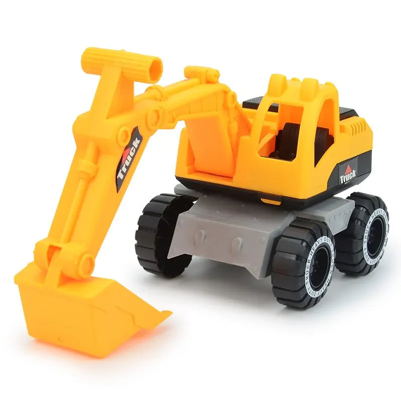 Excavator Dump Truck Model Toy Engineering Vehicle Set .Construction Fleet Toddler Early Education Construction Vehicles Toys ALPENZO