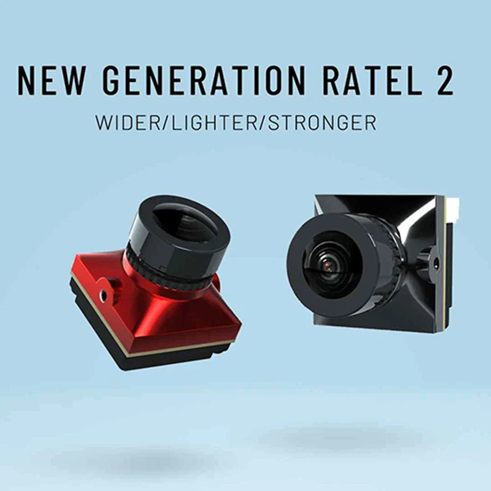Caddx Ratel 2 V2 FPV Camera Ratel2 2.1mm Lens 16:9/4:3 NTSC/PAL Switchable With Replacement Lens Micro FPV Camera Drone ALPENZO
