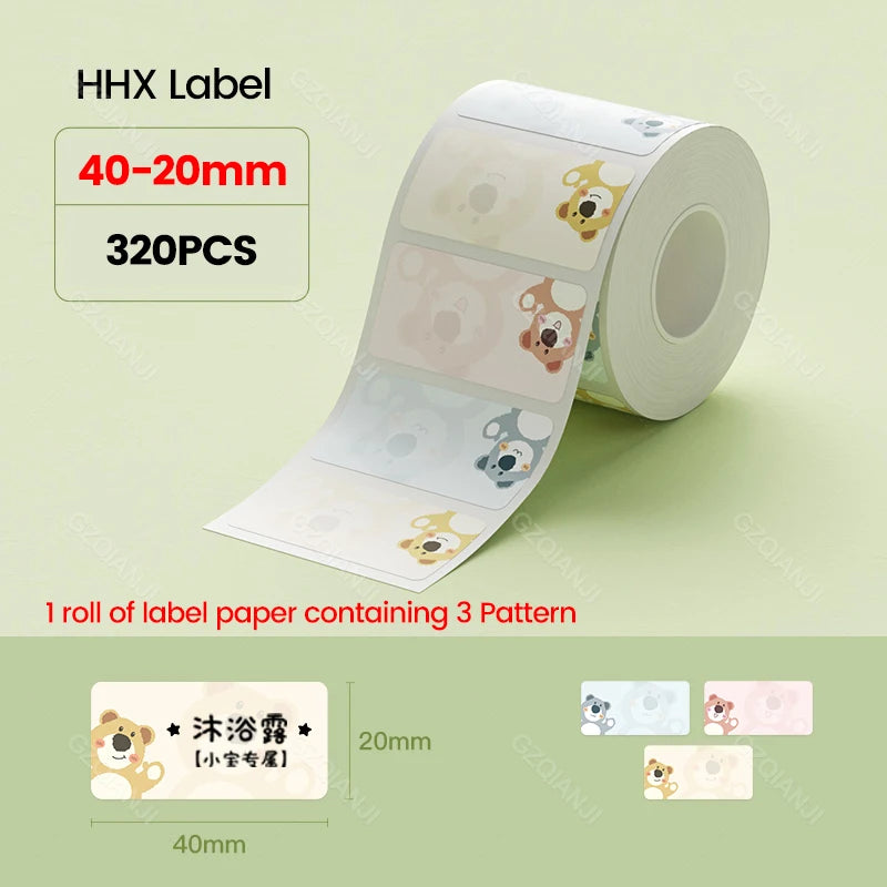NiiMBOT B21 B1 B3S Round Label Printing Sticker Self-adhesive Thermal Waterproof Digital Number Cake Sealing Sticker Paper ALPENZO