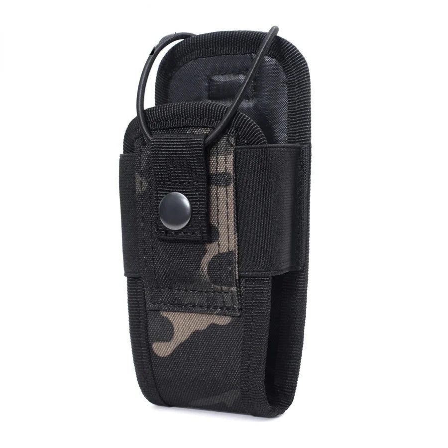1000D Molle Radio Walkie Talkie Pouch Waist Bag Holder Pocket Portable Interphone Holster Carry Bag for Hunting Camping
