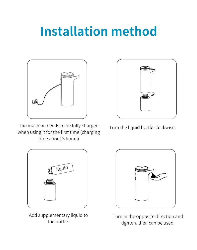 ZW-XP20F1 induction soap dispenser with convenient touch and fully sealed design, high capacity and long endurance - ALPENZO
