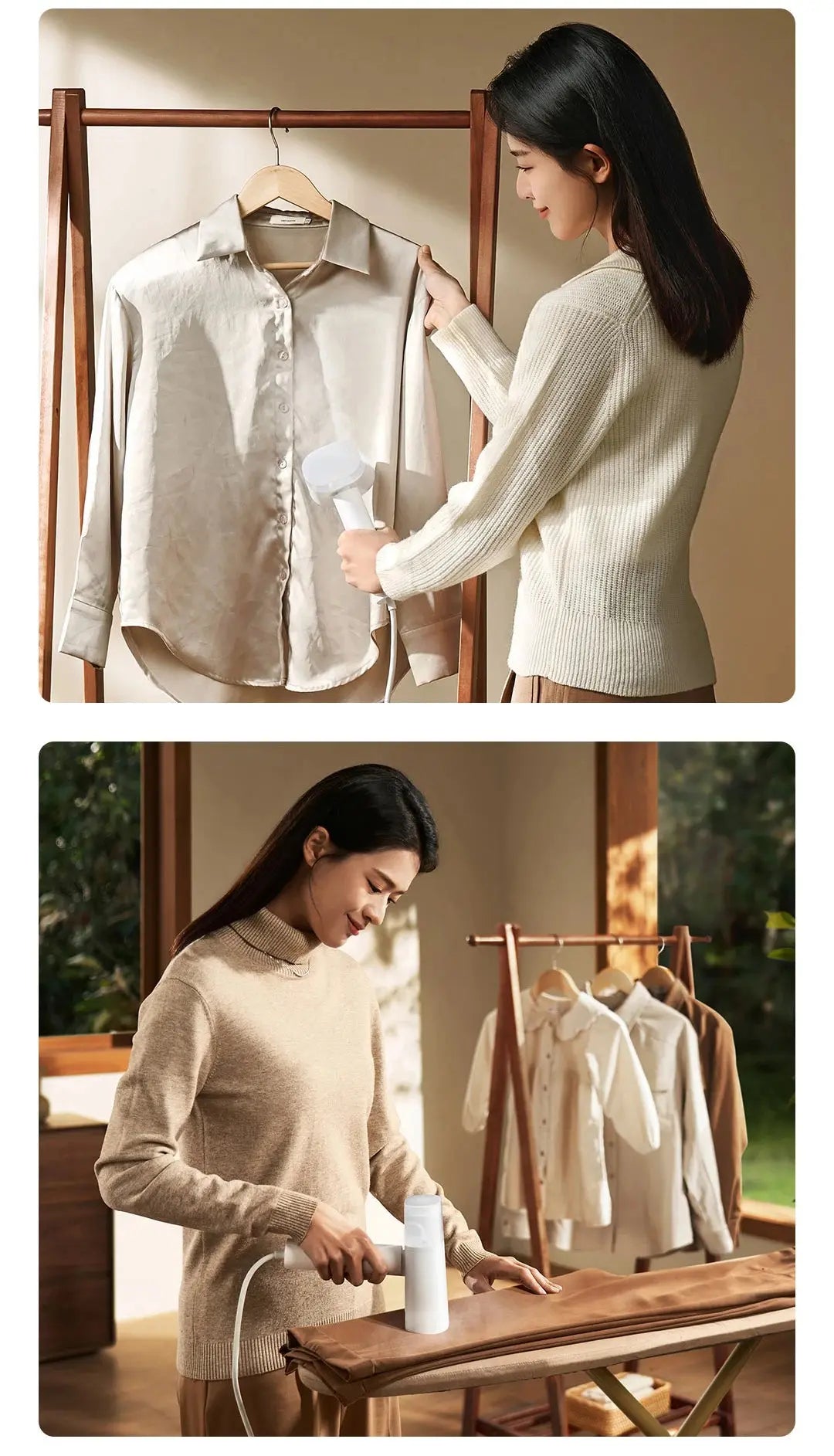 New XIAOMI MIJIA Handheld Garment Steamer 2 iron Home Electric Steam Cleaner Portable Foldable Mite Removal Flat Ironing Machine - ALPENZO