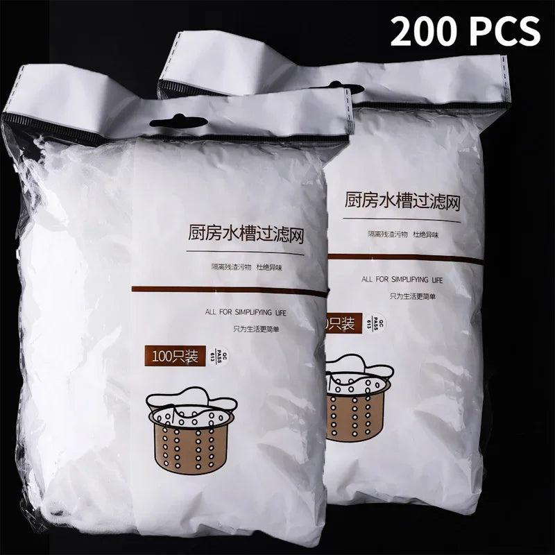 Kitchen Sink Filter Mesh Bags Strainer Anti Blocking Drain Hole Cleaning Net Garbage Bag Meal Residue Pool Mesh Bag for Drainage - ALPENZO