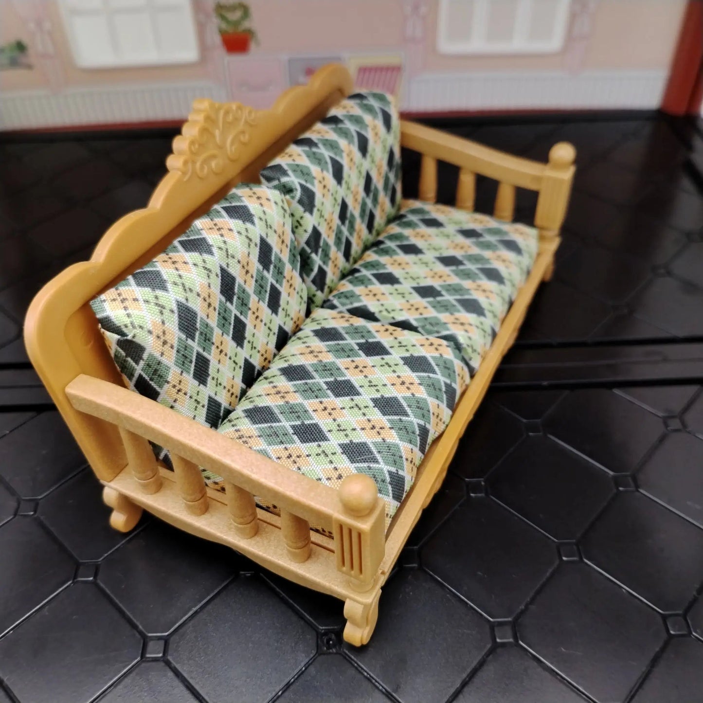 miniature items dollhouse furniture accessories living room bedroom supermarket shopping games family interaction doll kids toys ALPENZO