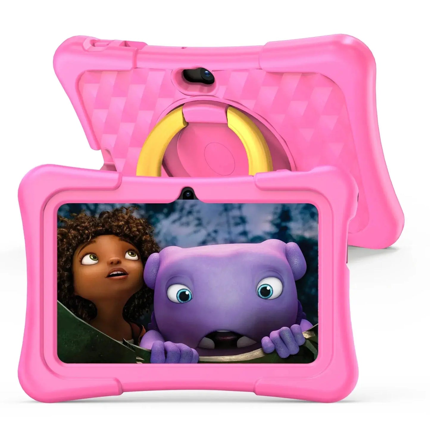 PRITOM Tablet for Kids 7 Inch Android 11 32 GB WiFi Bluetooth Dual Camera Educational Software Installed with Proof Case - ALPENZO