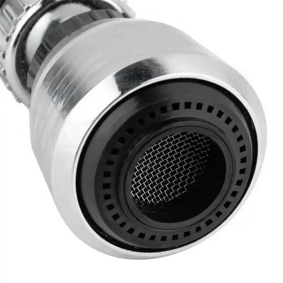 Kitchen Stainless Steel Faucet Sprinkler Water-saving Device Lengthening Rotating Splash Proof Sprinkler Spray Extender Bubbler - ALPENZO