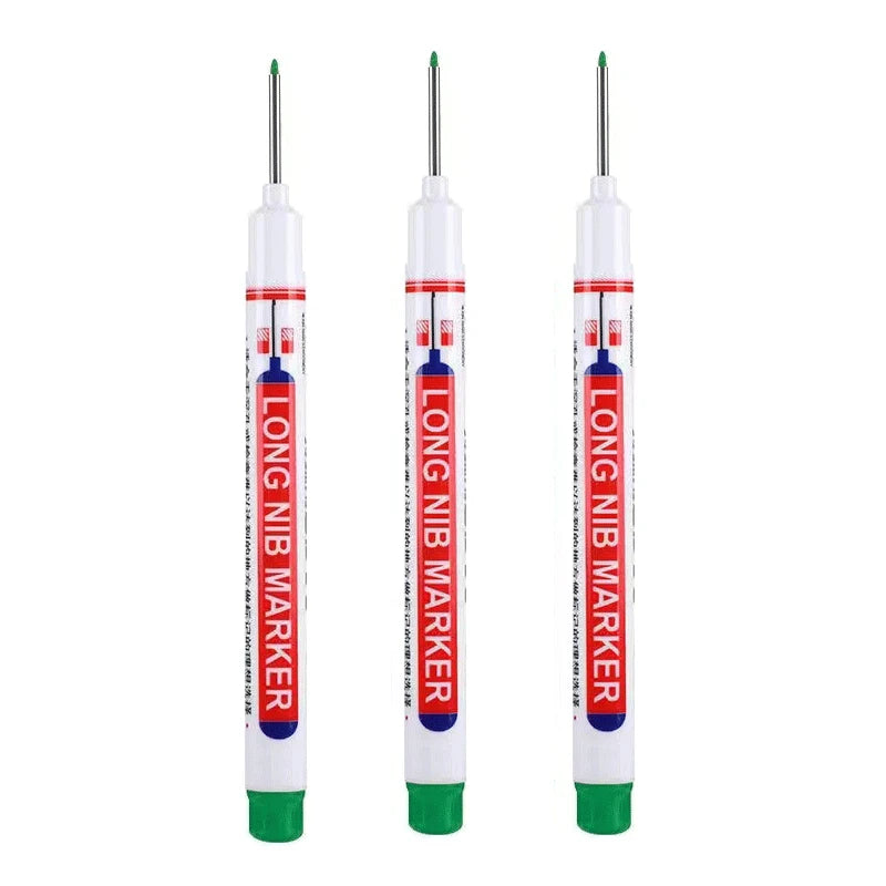 1/4Pcs White Permanent Paint Pen set for Wood Rock Plastic Leather Glass Stone Metal Canvas Ceramic Deep Hole Marker 0.7mm ALPENZO