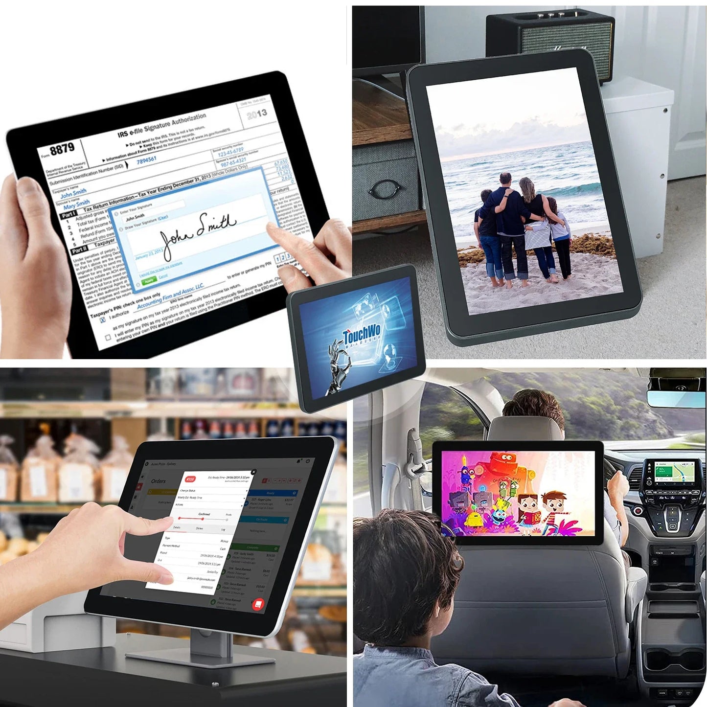 TouchWo 21.5 27 32 Inch Hdmi Touch Screen Pc Touchscreen Monitor Android11/Window 10 Tablet Industrial All In One Pc With Wifi - ALPENZO