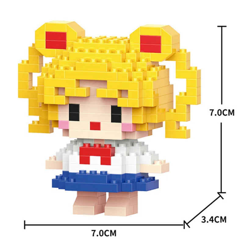 Stitch LinaBell StellaLou Building Blocks Cartoon Character Assembled Model building block Dolls Toys Children Gifts ALPENZO