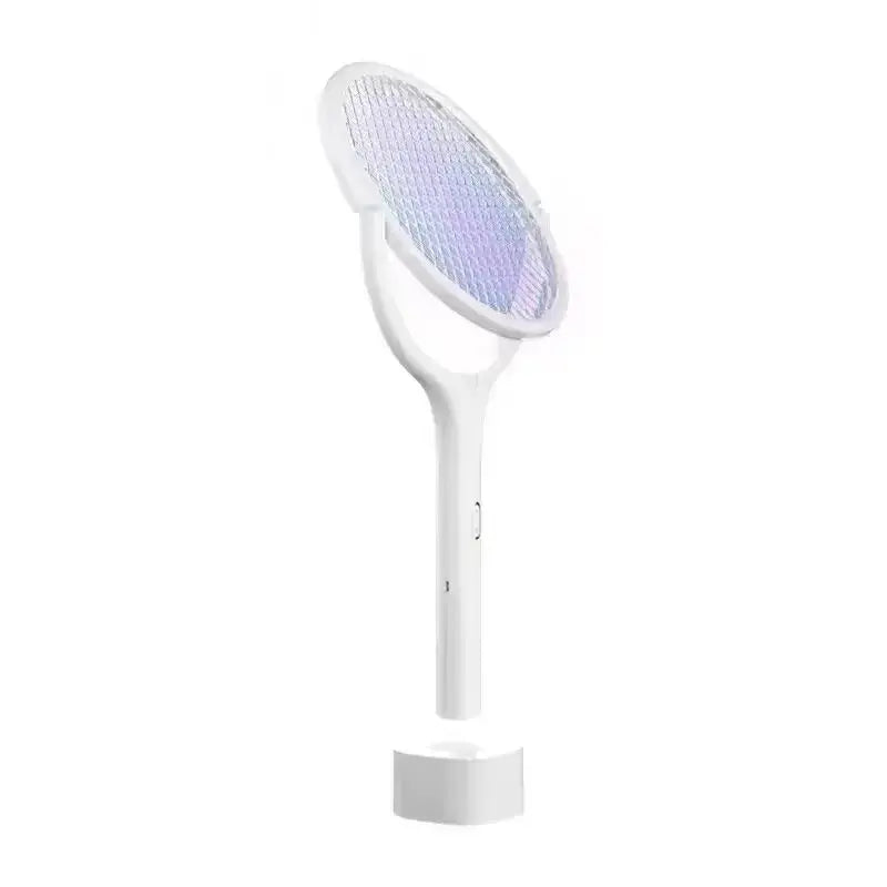 5 In 1 Fast Charging Racket Kill Fly Bug Safety Insulated Battery Powered Lamp ABS Adjustable Electric Mosquito Swatter - ALPENZO