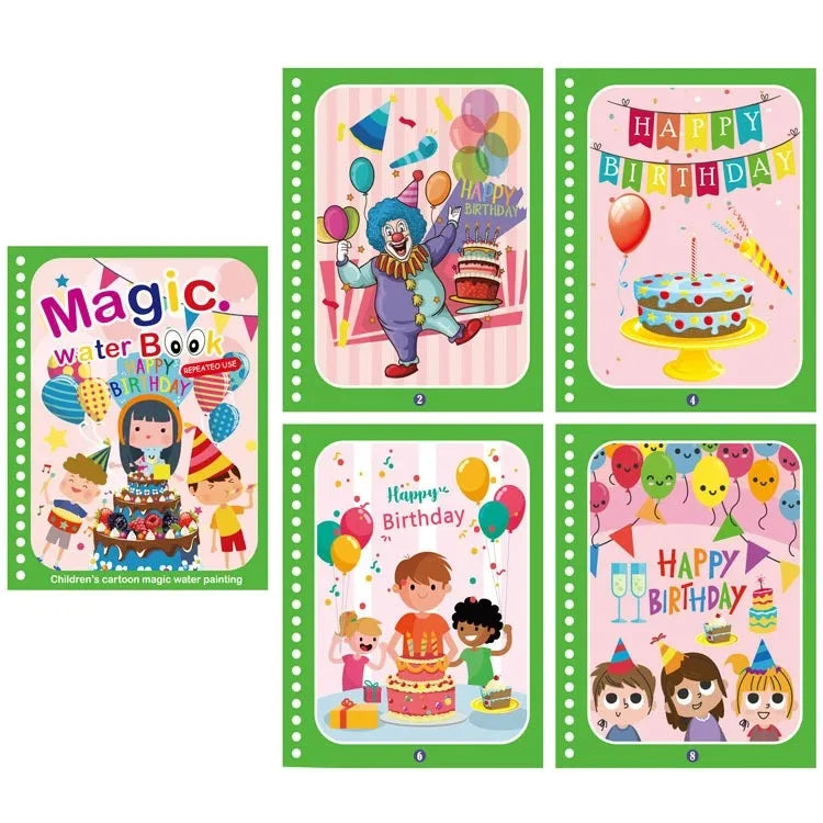 NEW Kids Magic Water Drawing Books Coloring Books Painting Toys for Kids Birthday Christmas New Year Gift for Boys and Girls ALPENZO