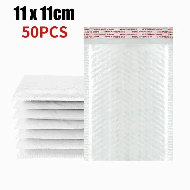Multifunctional Self-Seal Business Mailing Packages White Foam Bubble Envelopes Adhesive Waterproof Shipping Bags for Packing ALPENZO