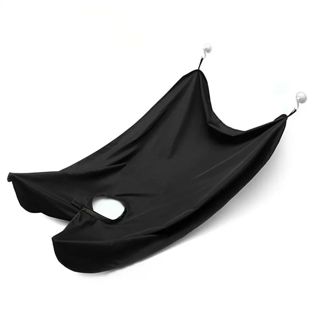 Shaving Apron for Men, Beard Catcher Cape, Hair Trimming Bib for Shaver & Barber, Easy Clean Face & Beard Hair Catcher