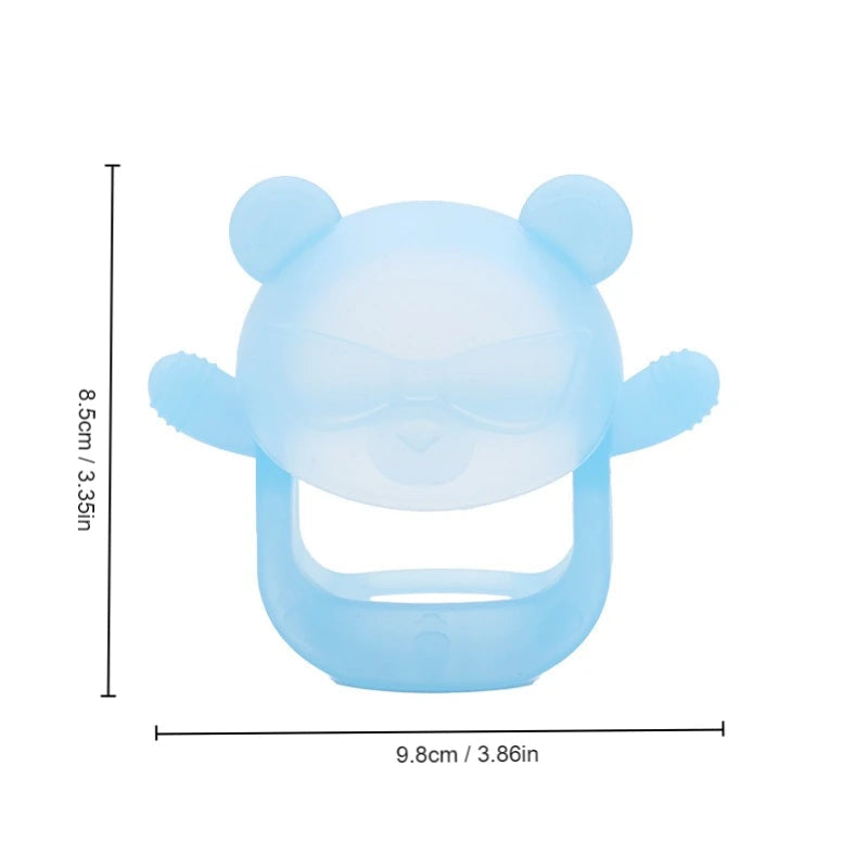 Never Drop Silicone Teething Toys for Babies,Infant Hand Teether Pacifiers Breastfeeding Babies, Teethers Toy For New Born ALPENZO