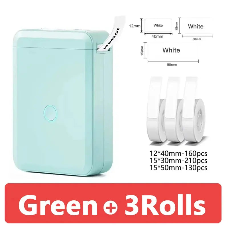 Niimbot D110 Mini Portable Thermal Printer Without Ink Self-Adhesive Label Maker Printer For Stickers Labeller Labeling Machine - ALPENZO