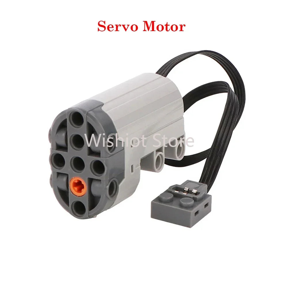Technical MOC Power Functions Parts M L XL Servo Motor Train Buggy Motor IR Remote Compatible With Legoeds 8881 8883 5292 8886 ALPENZO