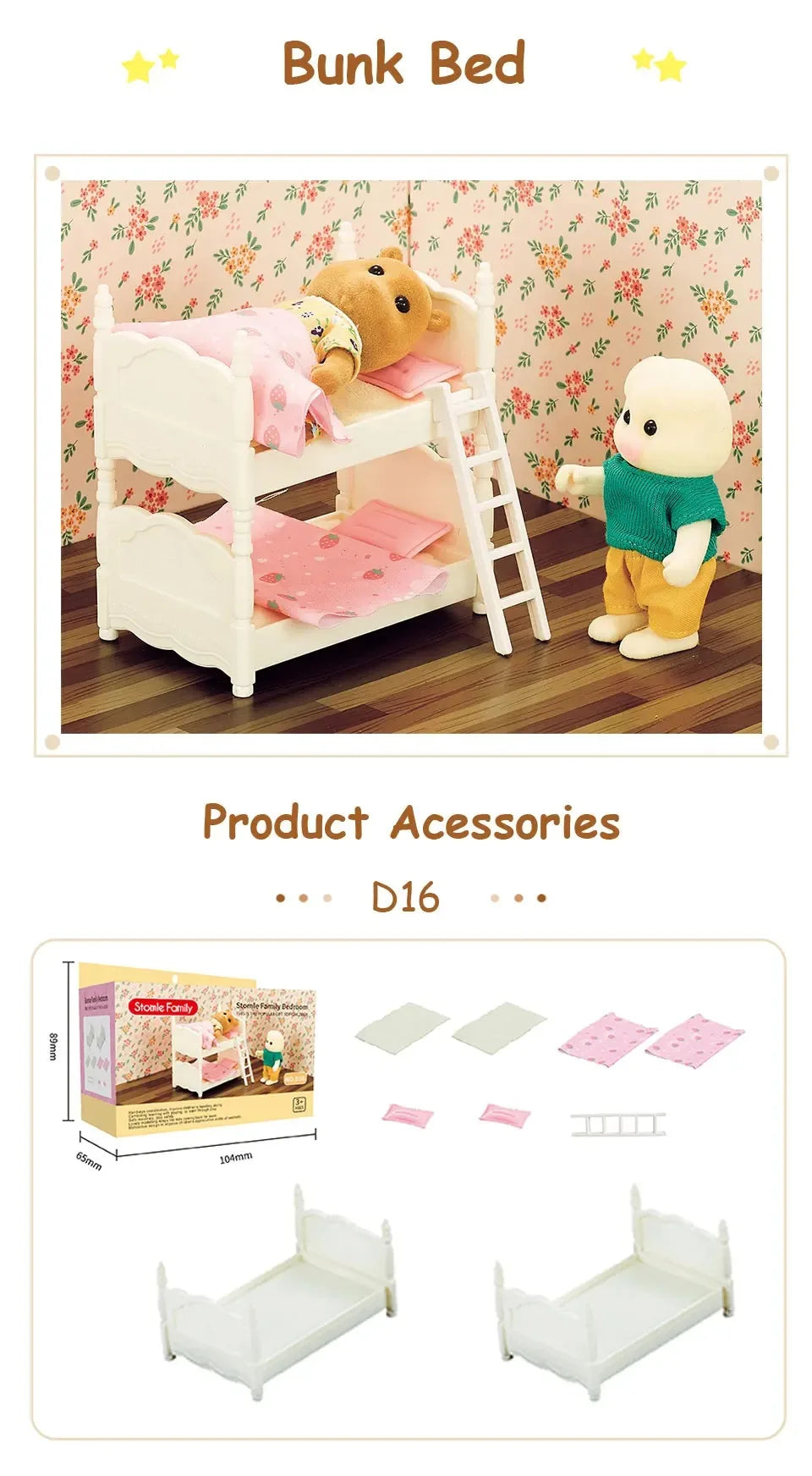 1:12 Miniature Furniture Forest Family Kitchen Toy Dining Table Dollhouse Accessories Bathroom Pretend Play For Girl Gifts Toys ALPENZO