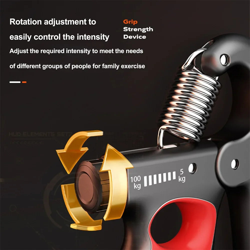 G3 5-100Kg Hand Gripper Gym Wrist Expander Hand Strengthener Adjustable Dynamometer Finger Forearm Trainer Muscle Recover