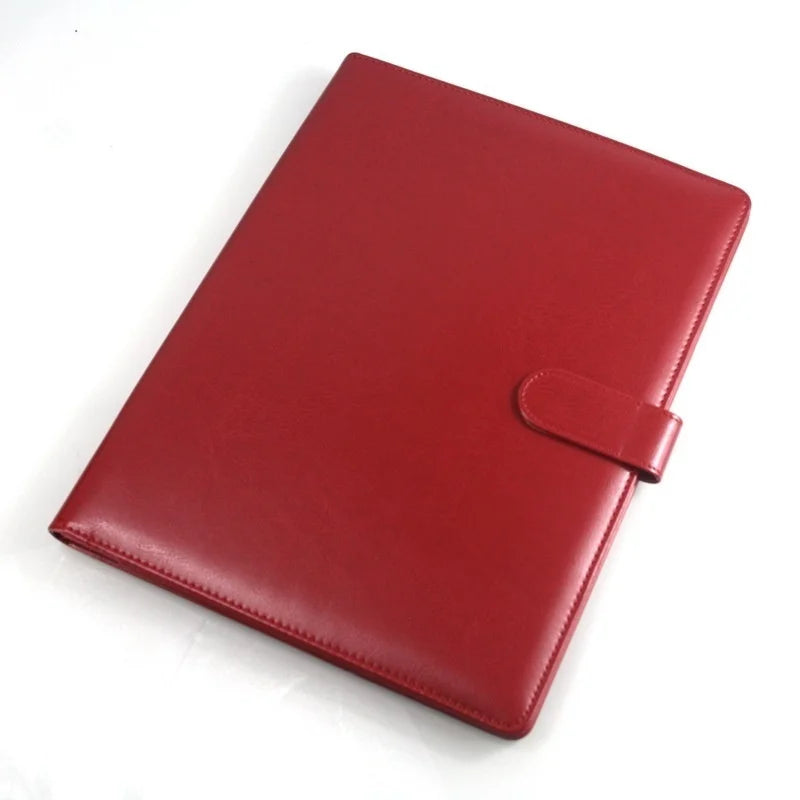 Multifunctional A4 Conference Folder Business Stationery Folder Leather Contract File Folders ALPENZO
