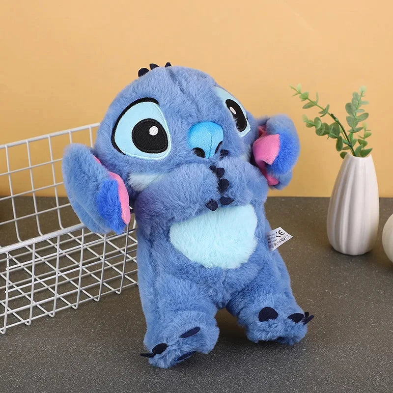 Kawaii Stitch Plush Doll For Baby, Sleeping Companion, Musical Sound Soothing With Air Bag And Light, Breathing Toys Gifts ALPENZO
