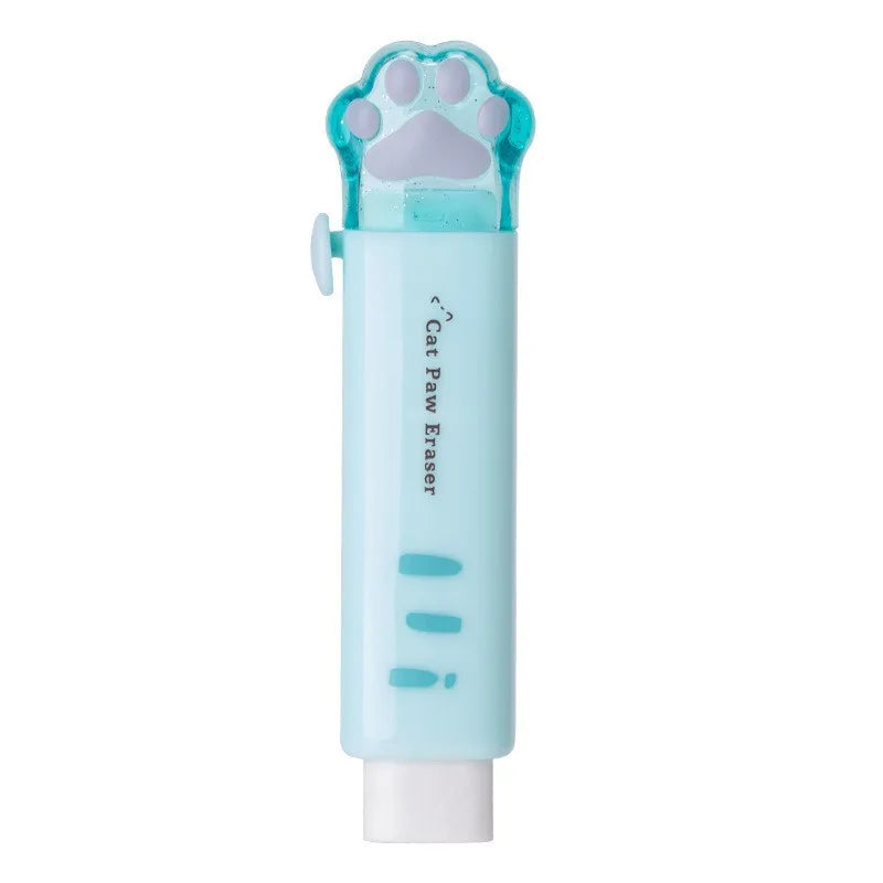 Kawaii Retractable Eraser Cute Cat Korean Stationery Rubber Drawing Erasers Children's school supplies Office ALPENZO