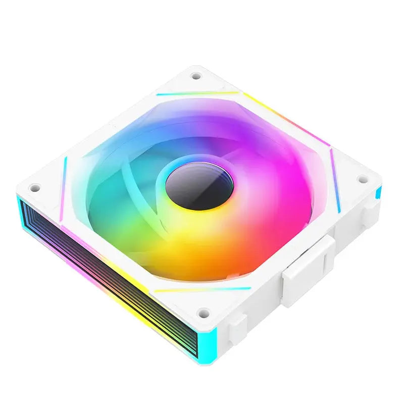 TEUCER JM-1 Computer Case Fan ARGB Mirror Cycle Light Effect 120mm 4Pin PWM PC Cooling Fan Low Noise Water Cooling Ventilador - ALPENZO