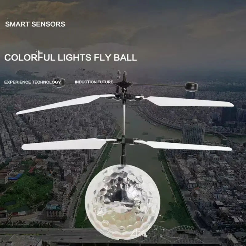 Children's Toy Induction Colorful Crystal Ball Gyroscope Intelligent Induction Floating Ball Luminous Toy ALPENZO