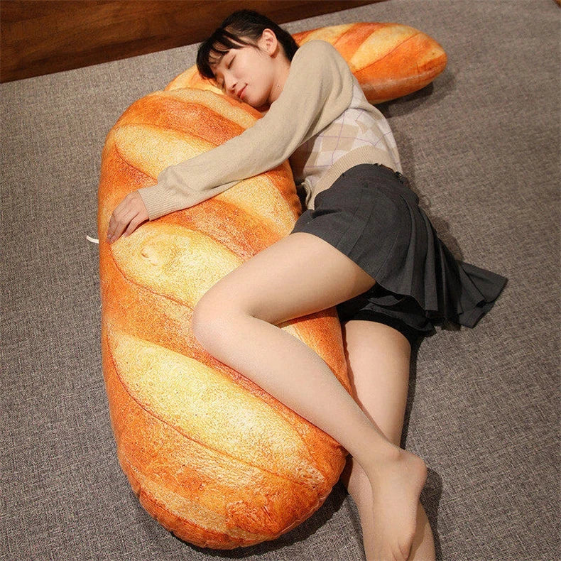 French Bread Pillow Plush Stuffed Printing Images Food Plushie Peluche Party Prop Decor Sleeping Companion Kits Gift Room Decor ALPENZO