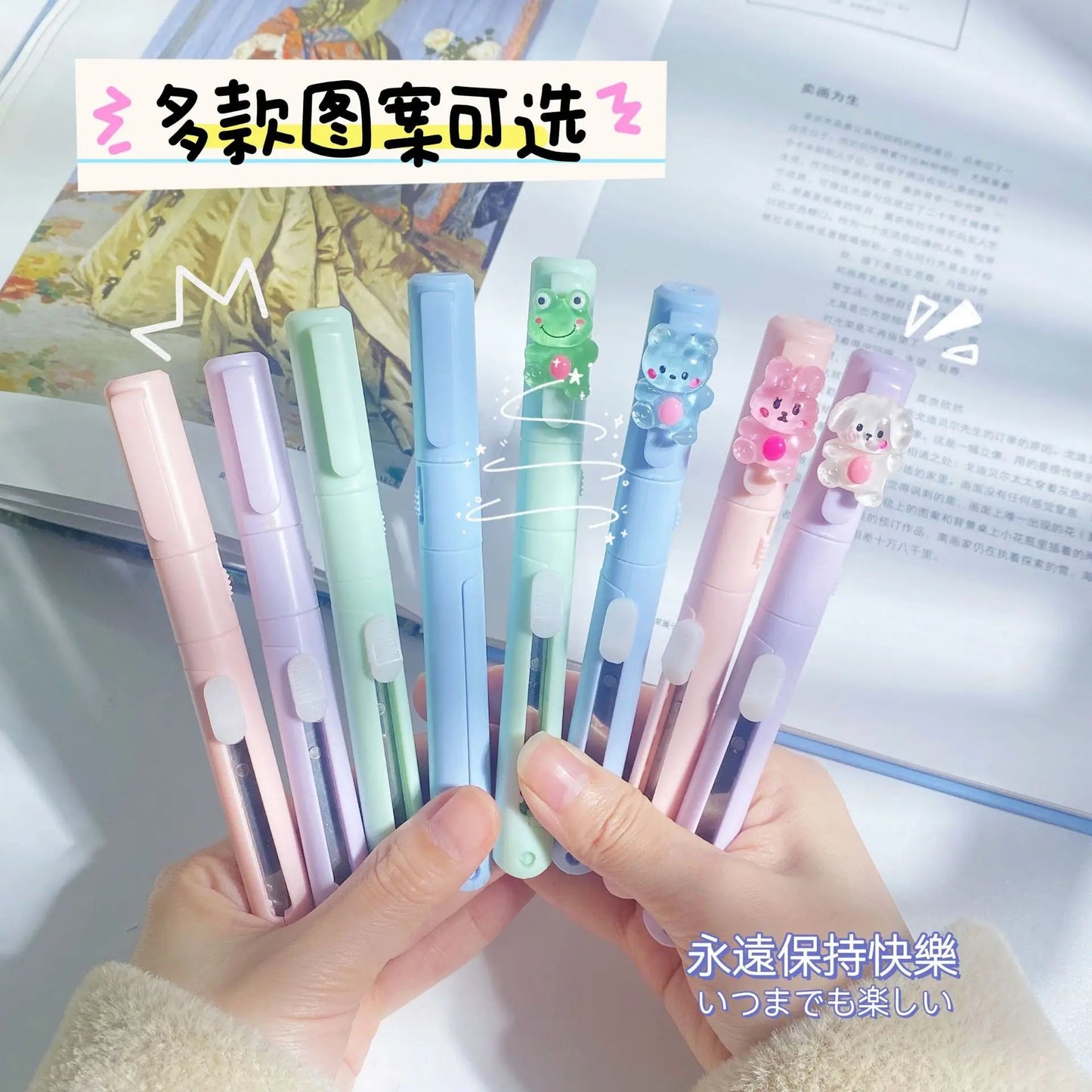 Mini Colorful Folding Scissors , Hand Tent Cutting, Mini Engraving Knife, Scissors, Paper Trimming Utility Knife ALPENZO